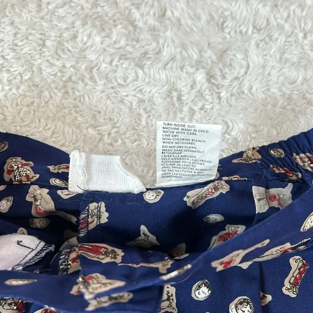 Line Up For Sport high waist‎ golf print shorts, size 6 small